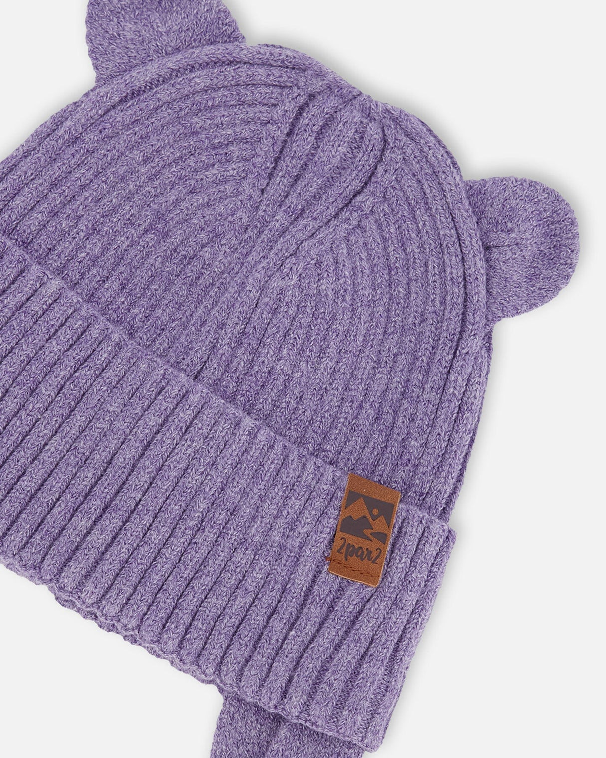 Baby Knit Hat Lavender-4