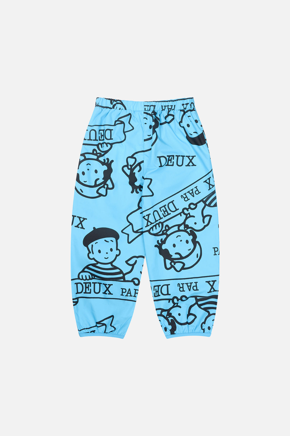 40Th Anniversary Printed Poplin Pant Sky Blue-2