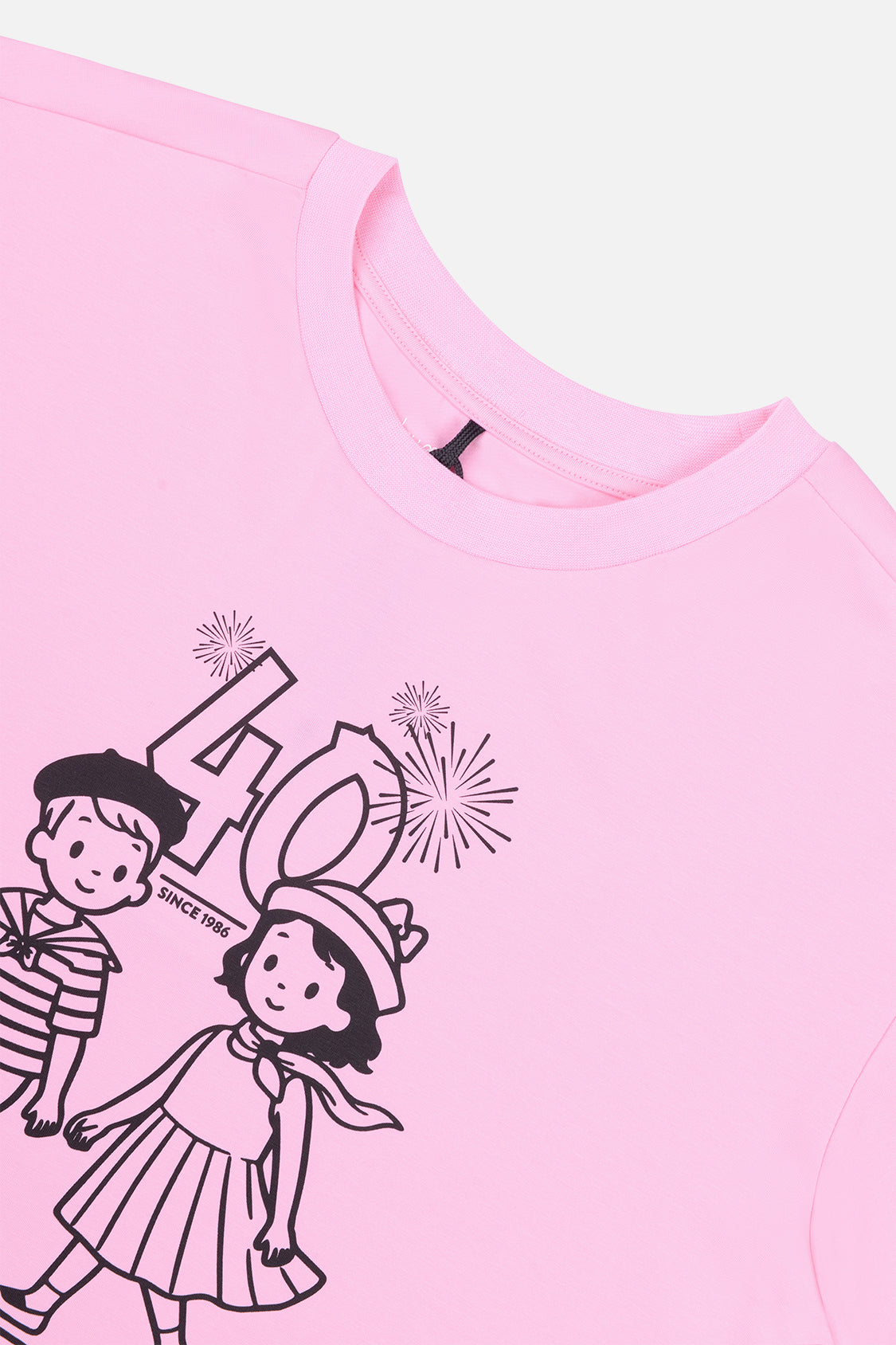 40Th Anniversary Graphic T-Shirt Soft Pink-2