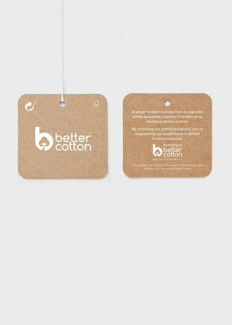 Hang tags and care labels for Mayoral baby twill joggers