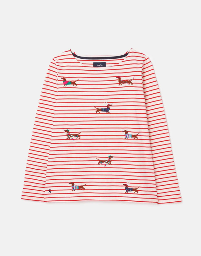 Harbour Luxe Long Sleeve Tee | Joules | Joules | Jenni Kidz