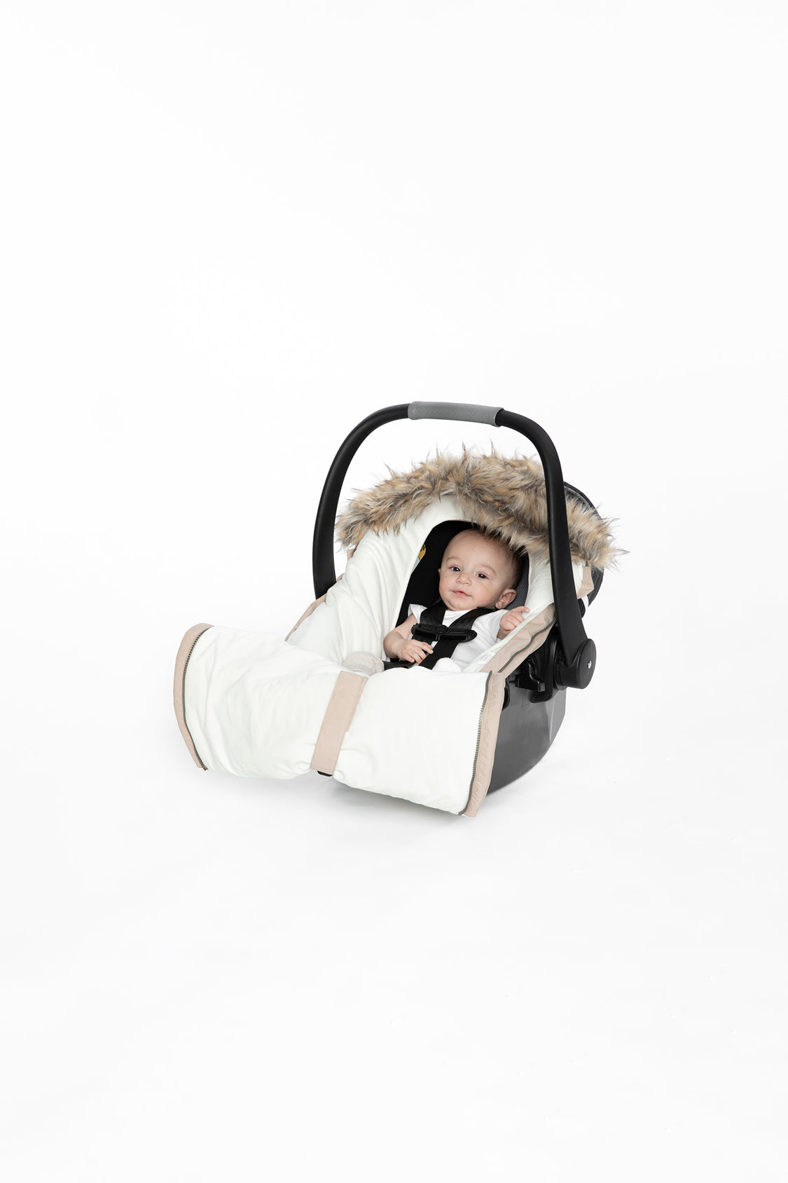 Bunting Bag For Car Seats & Strollers Beige-2