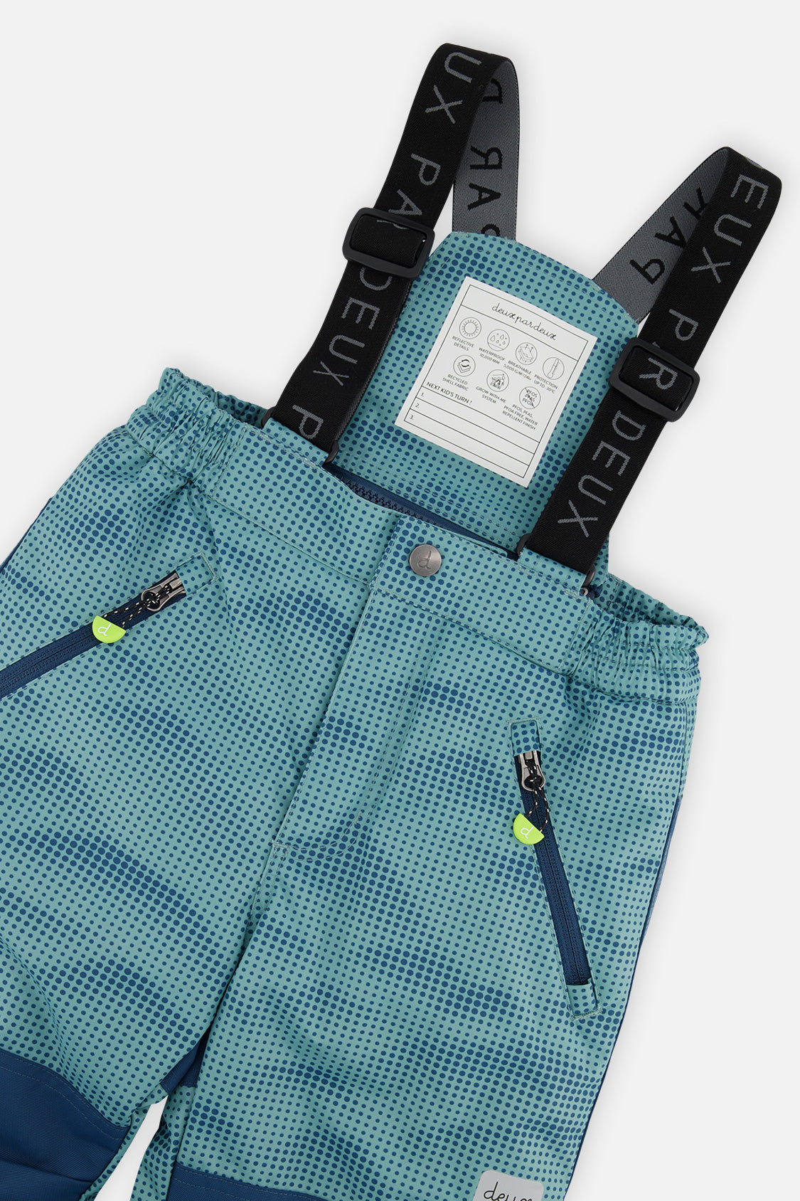 Deux par Deux greyish blue and navy PLAY two-piece snowsuit, product photo 7