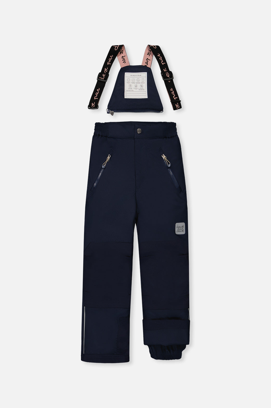 Two Piece Play Snowsuit Watercolor Flower Print-4