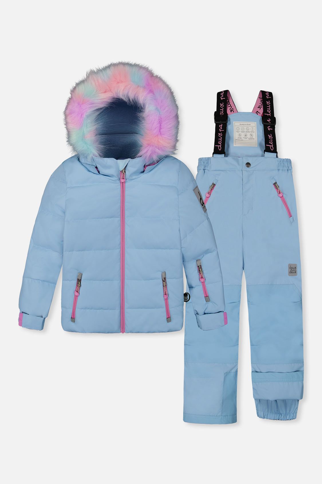 Two Piece Play Snowsuit Light Blue-0
