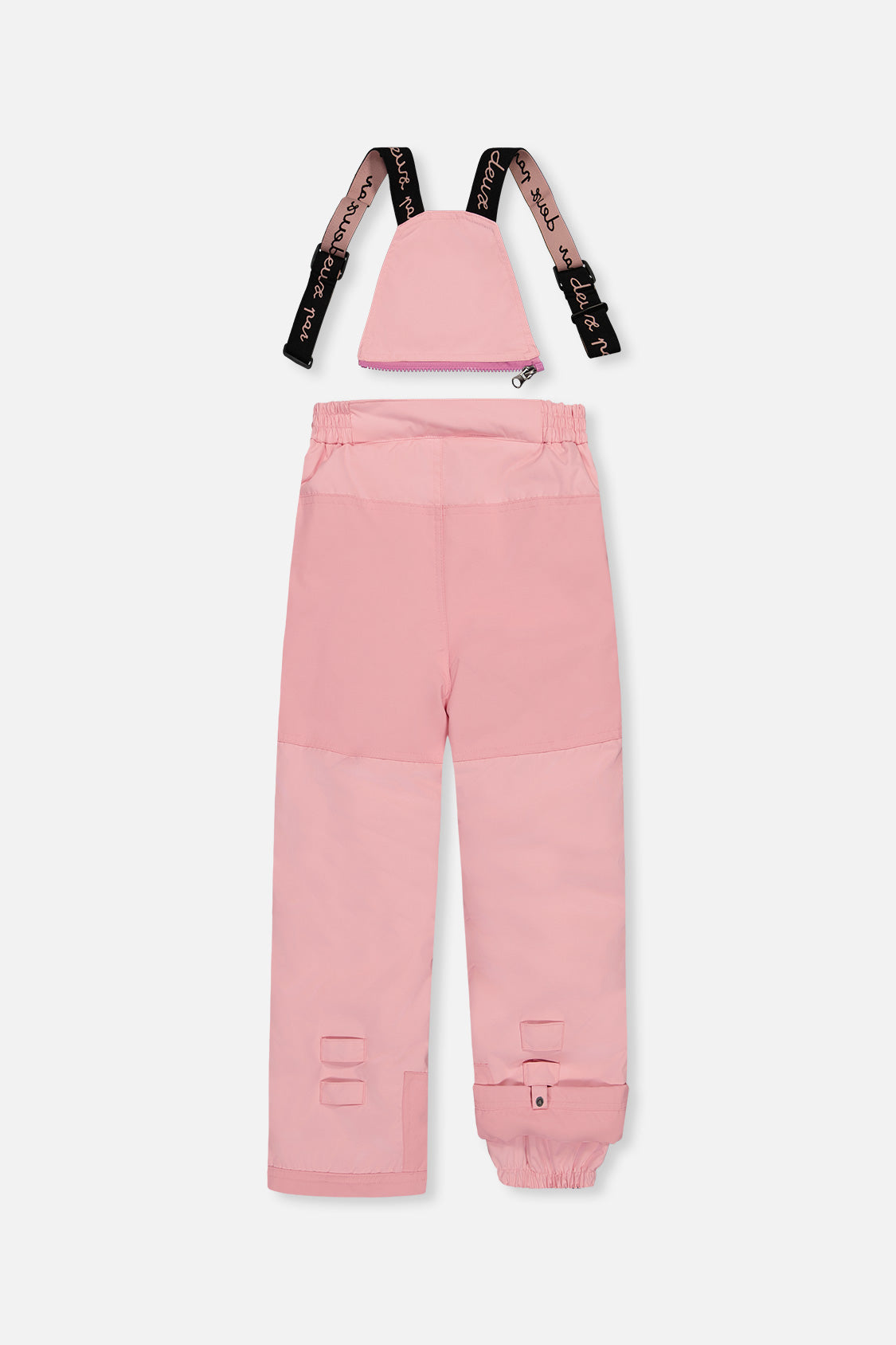 Deux par Deux girls PLAY two-piece snowsuit in light pink, product view 6