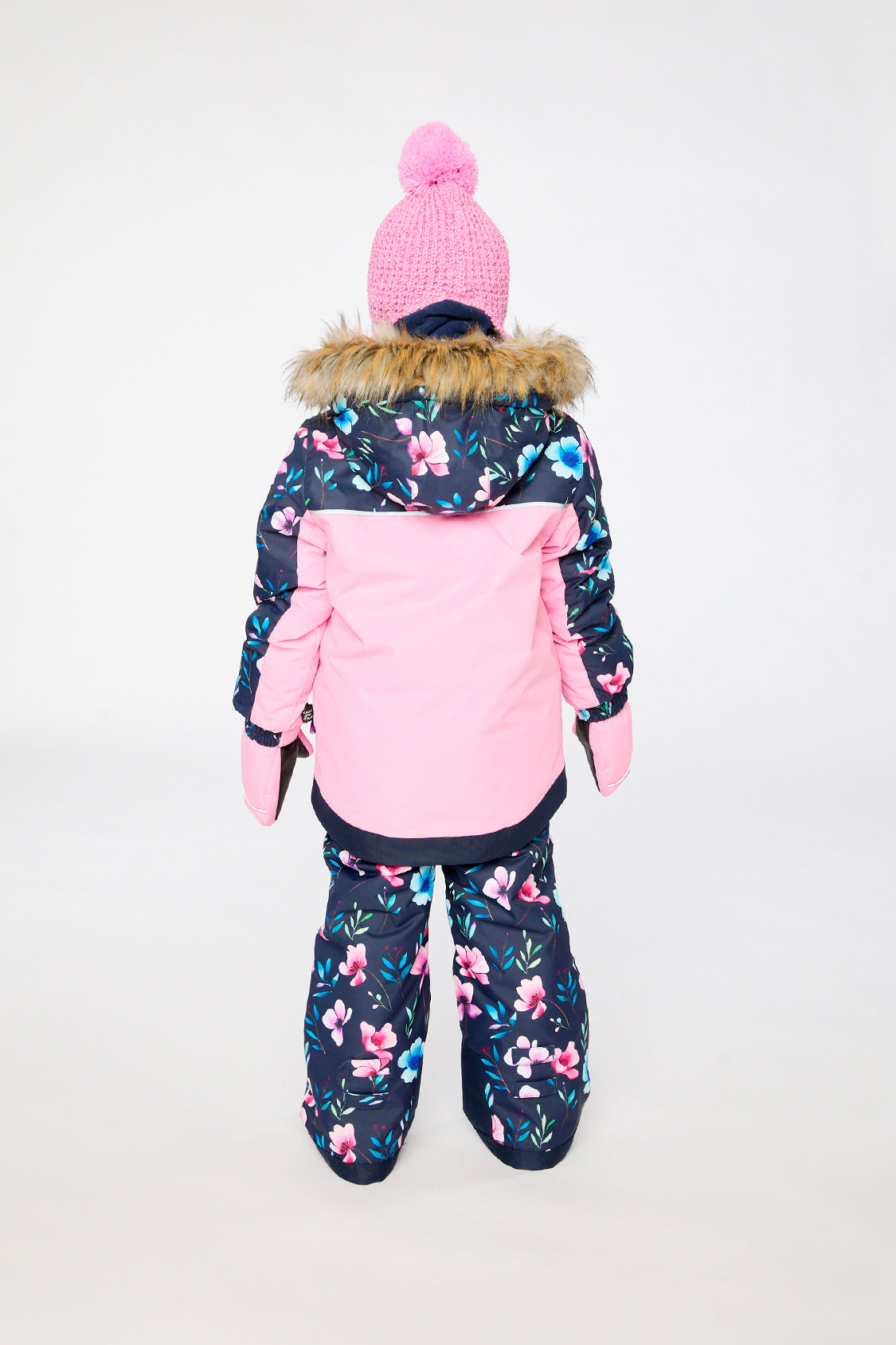 Two Piece Play Snowsuit Pink-3