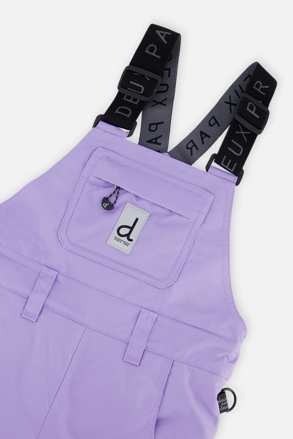 Deux par Deux purple PLAY overall snow bib, additional view 3