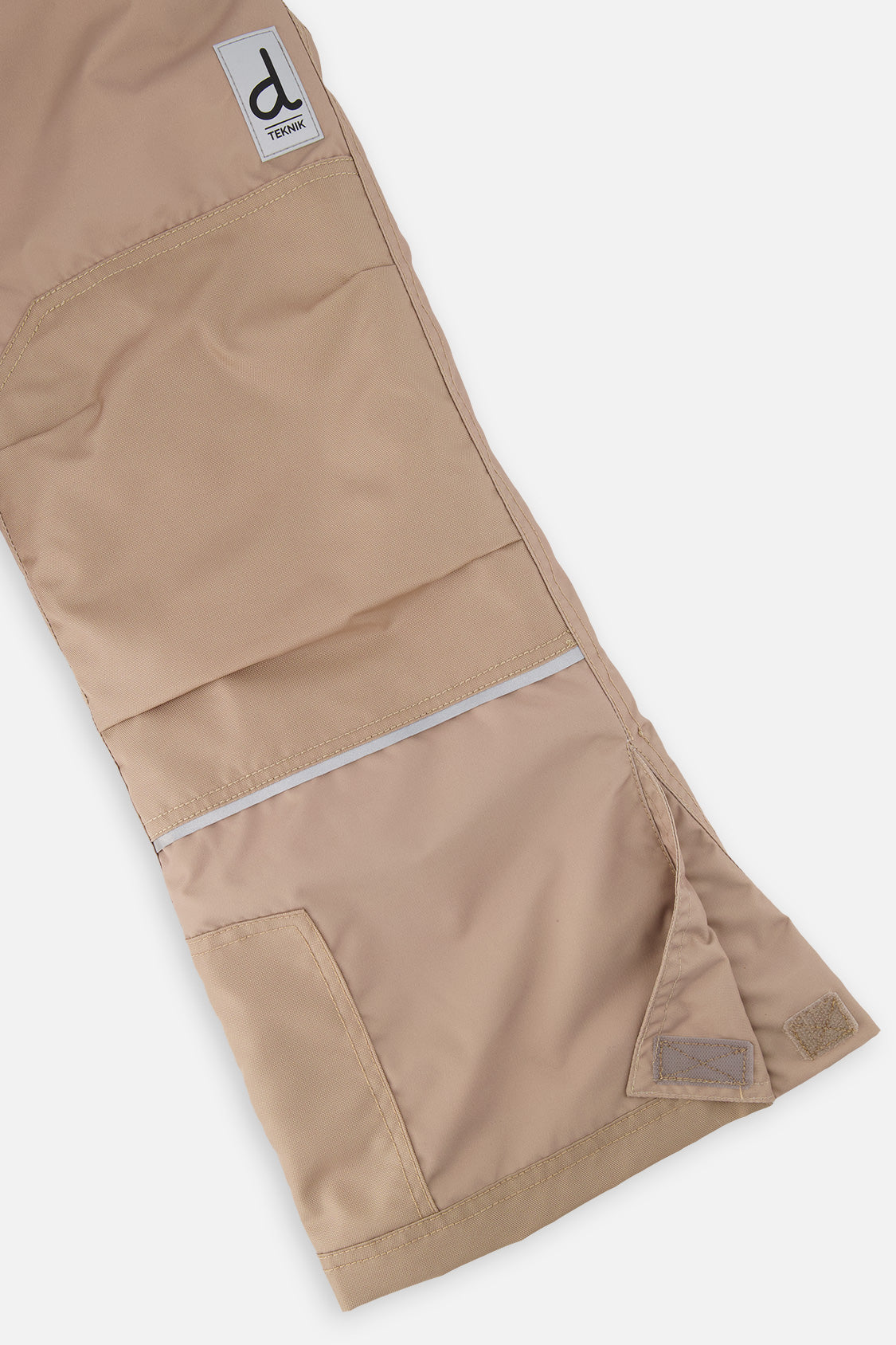 Deux par Deux girls' TEKNIK two-piece snowsuit in off-white and pink, extra product view