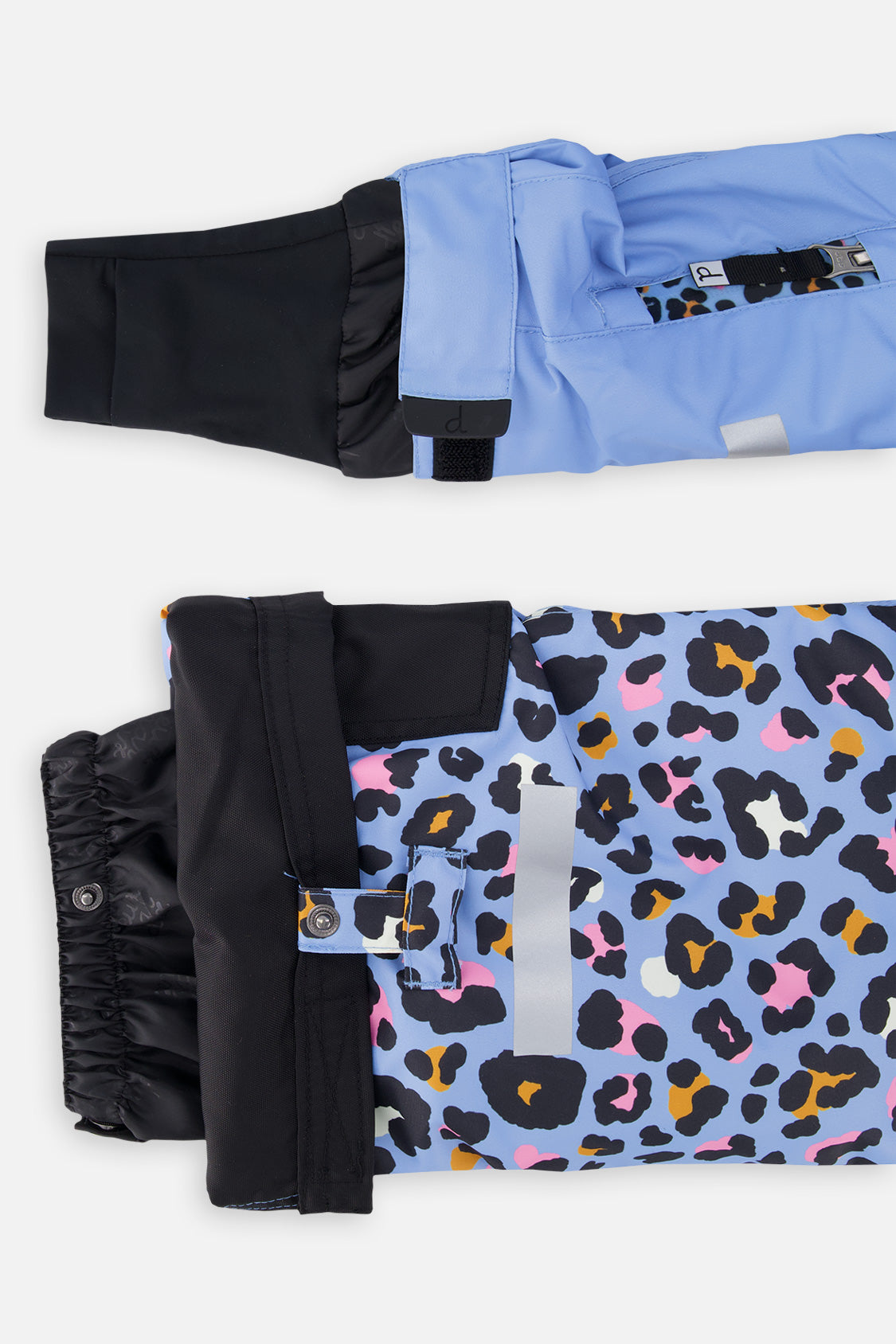 Deux par Deux TEKNIK bright blue-violet two-piece snowsuit, product photo 11
