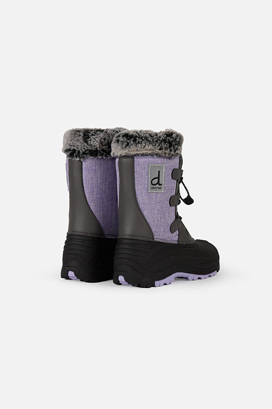 Winter Boots With Removable Lining Lavender-2