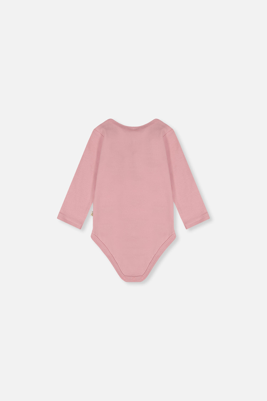 Organic Cotton Onesie Dusty Pink-2