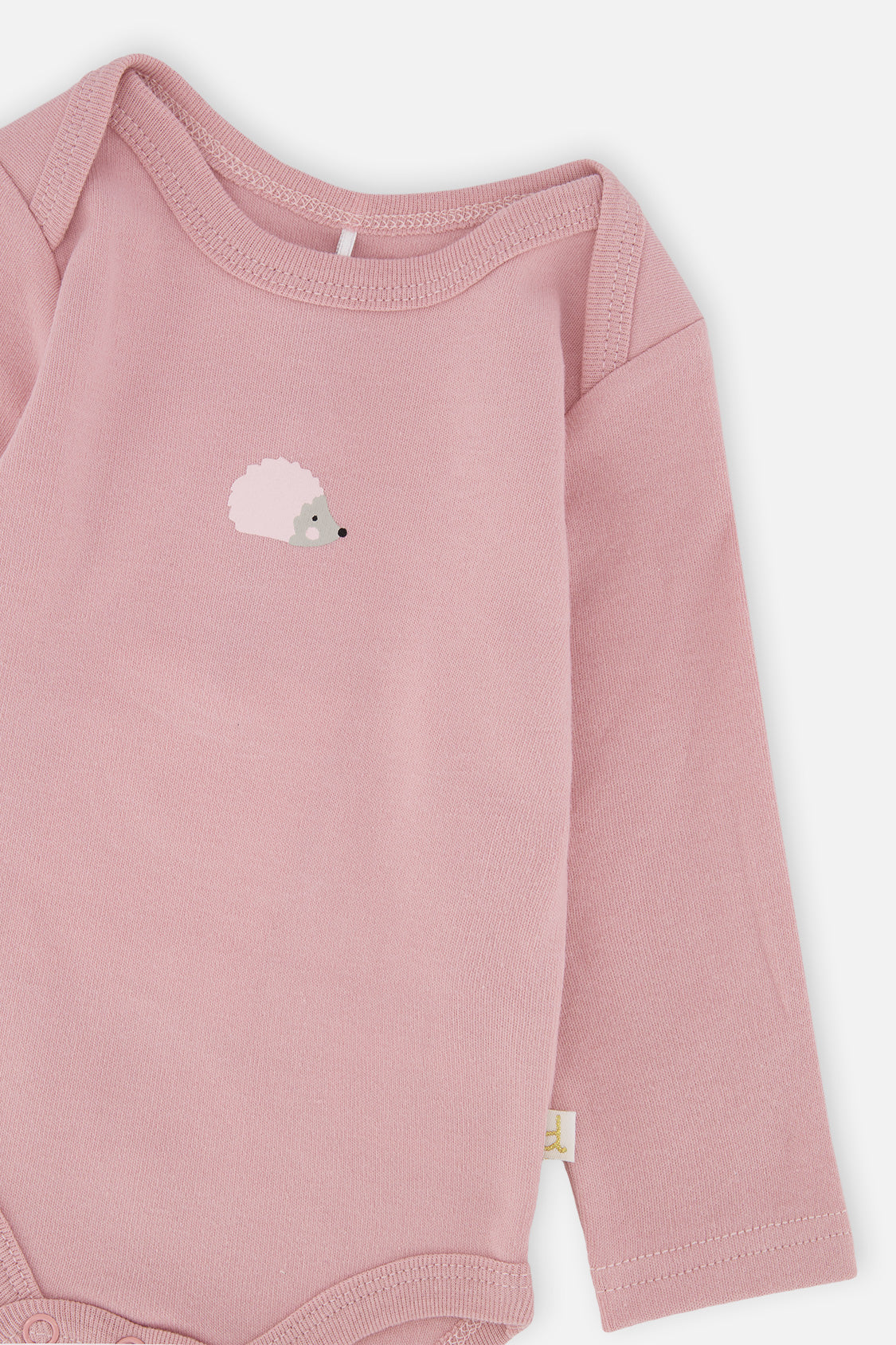 Organic Cotton Onesie Dusty Pink-3