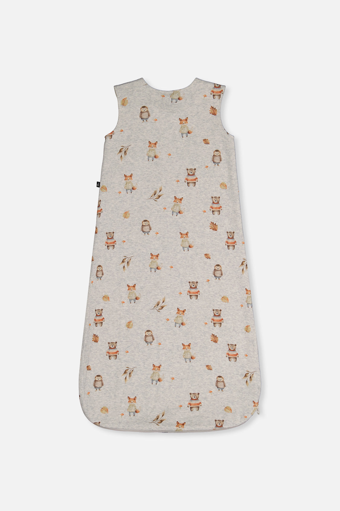 Organic Cotton Sleep Sack Beige Animal Print-1
