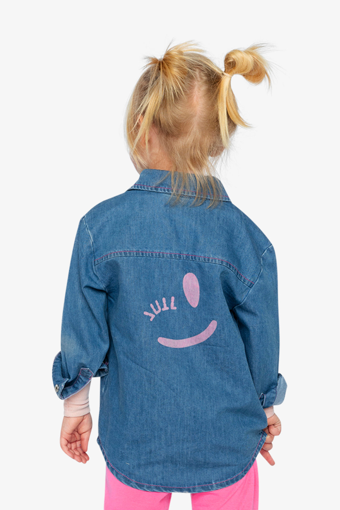 Deux par Deux Denim Shirt Navy Blue