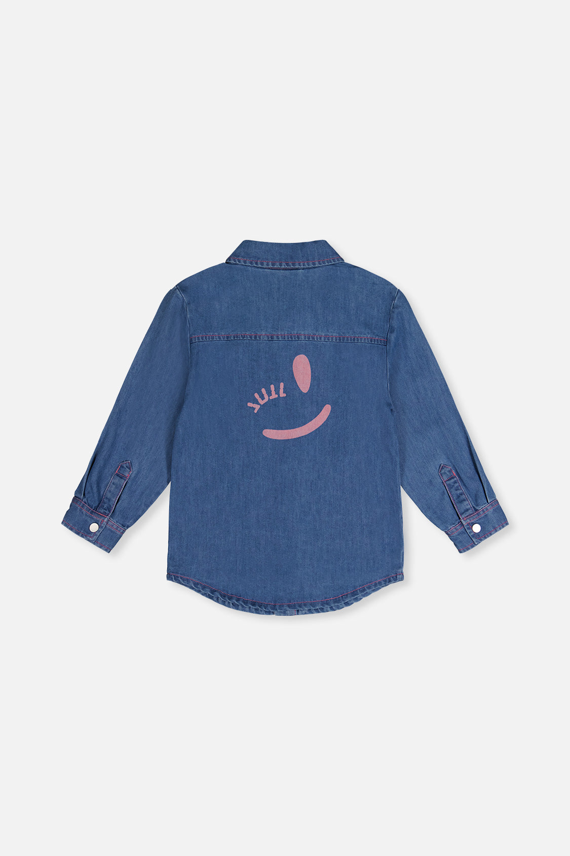 Deux par Deux Denim Shirt Navy Blue product image P2