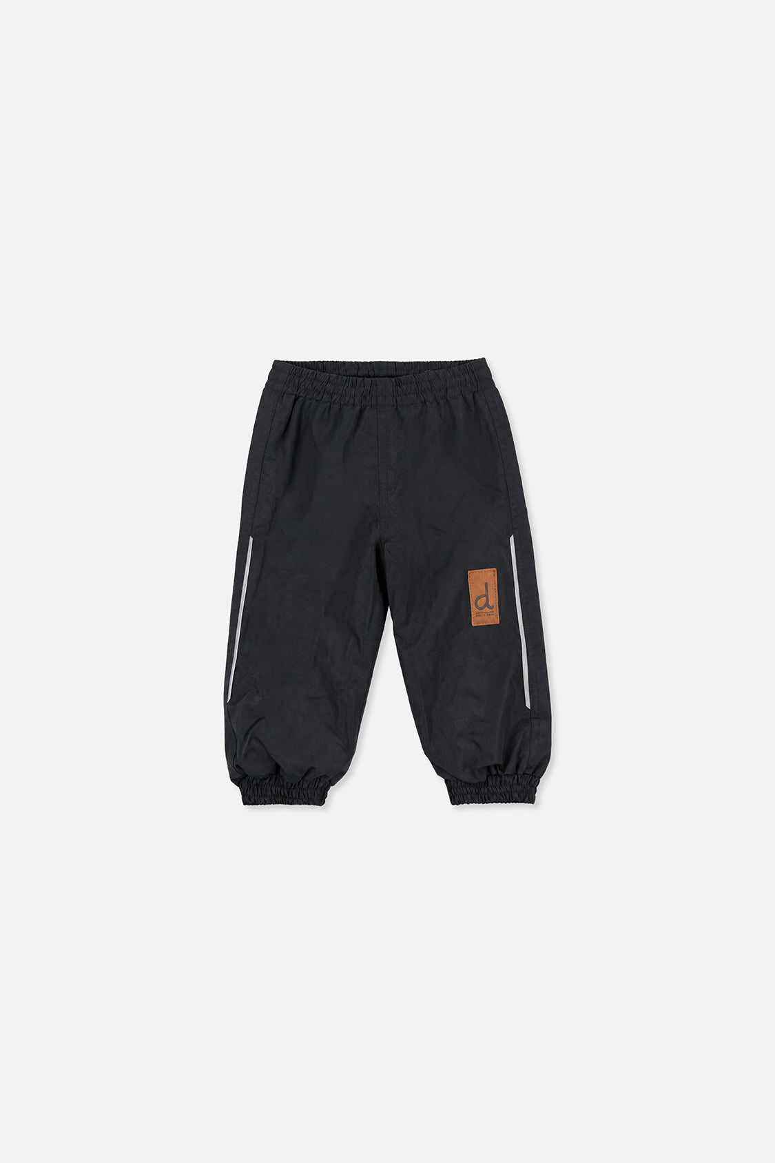 Lined Baby Splash Pants Black Taffeta-0