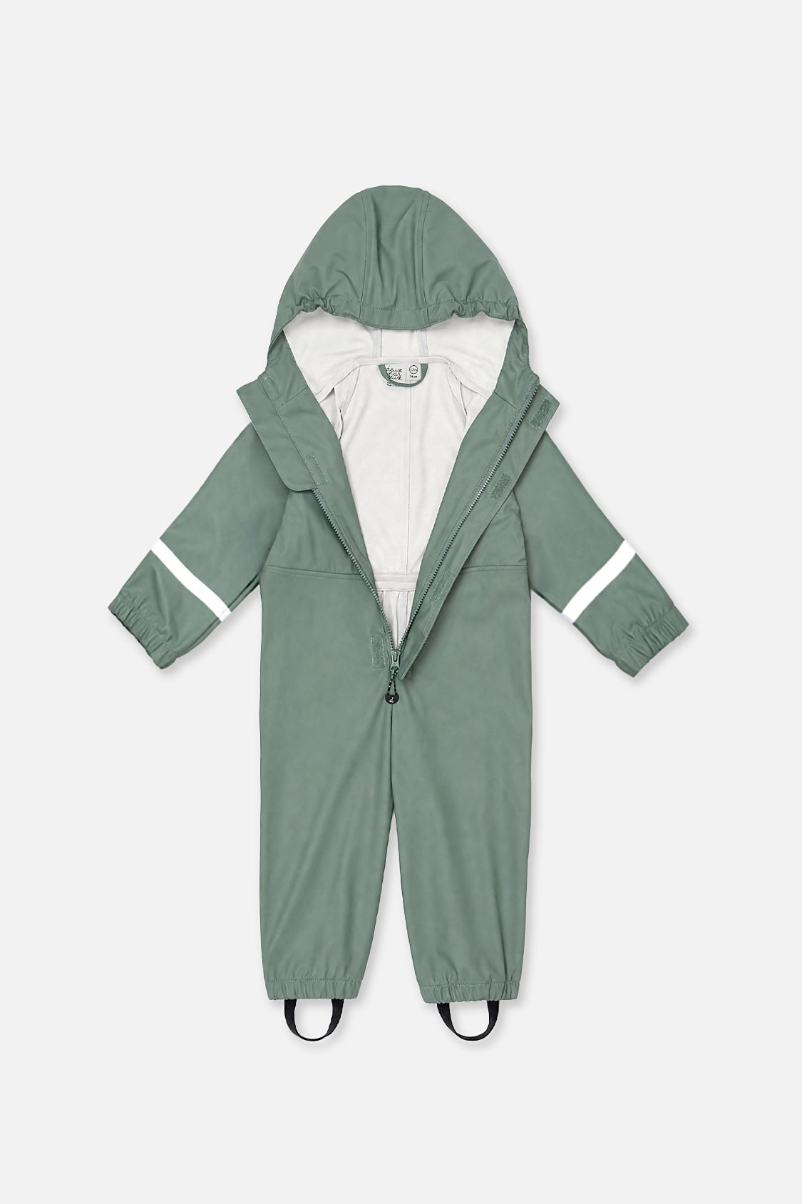 Baby Rain One Piece Sage Green-2