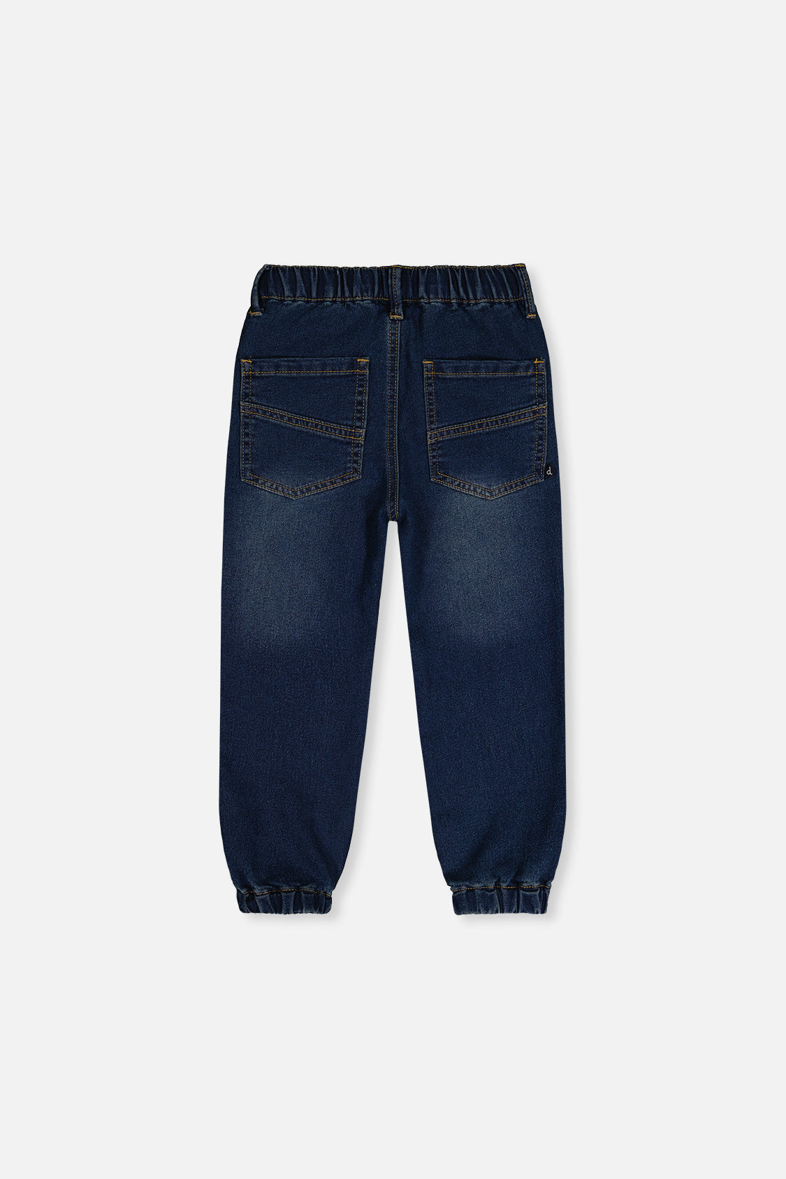 Deux par Deux French Terry Denim Jogger Pants Navy Blue product image P2