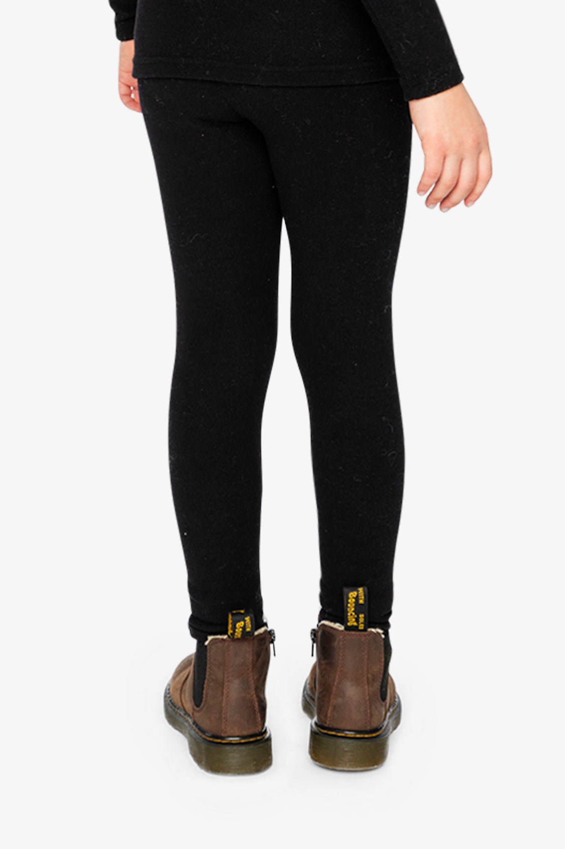 Rib Leggings Black-2