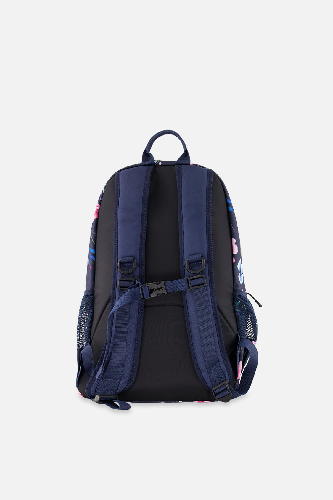 Kids Backpack Blue Floral Print-1