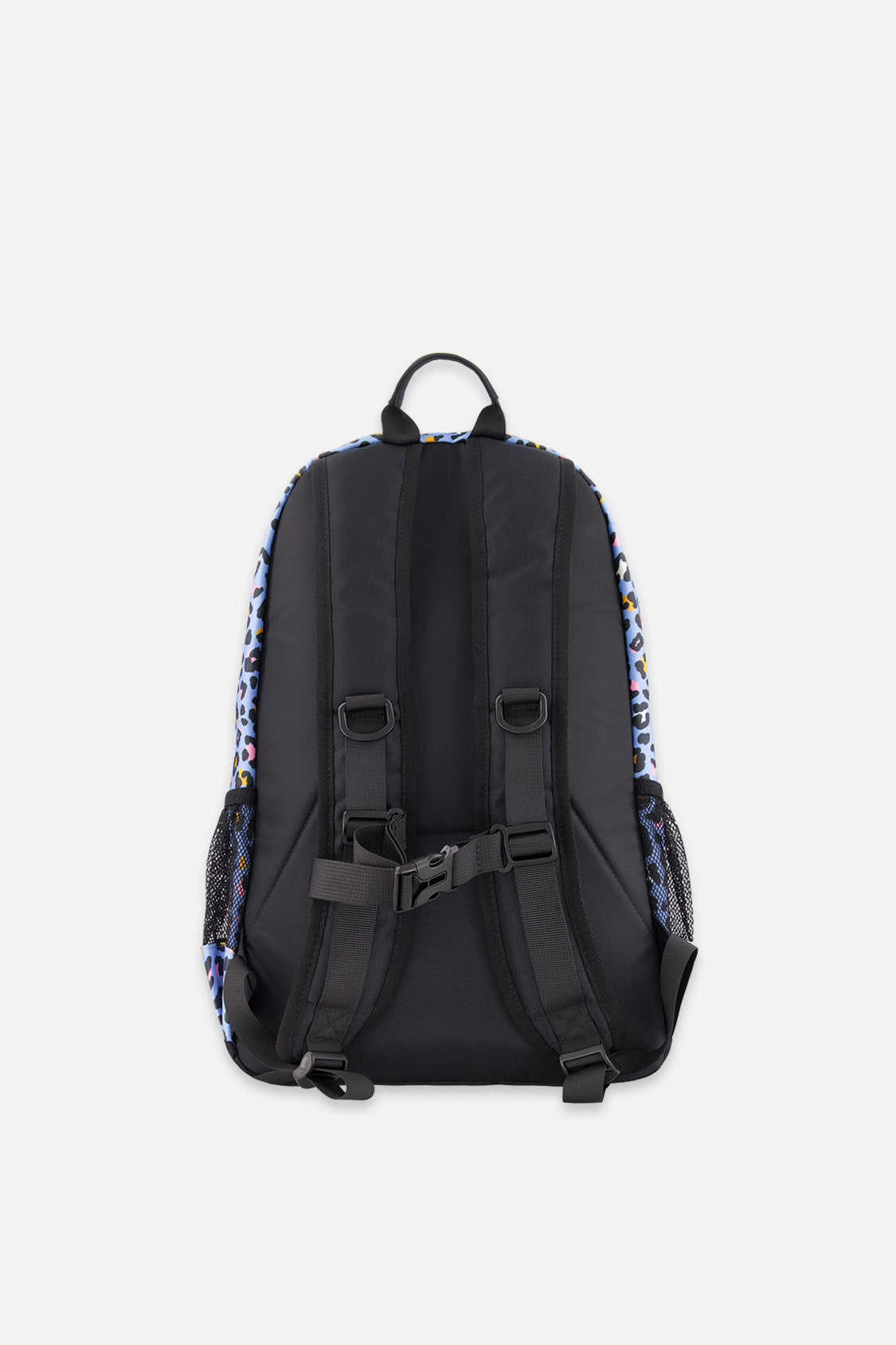 Kids Backpack Blue Leopard Print-1