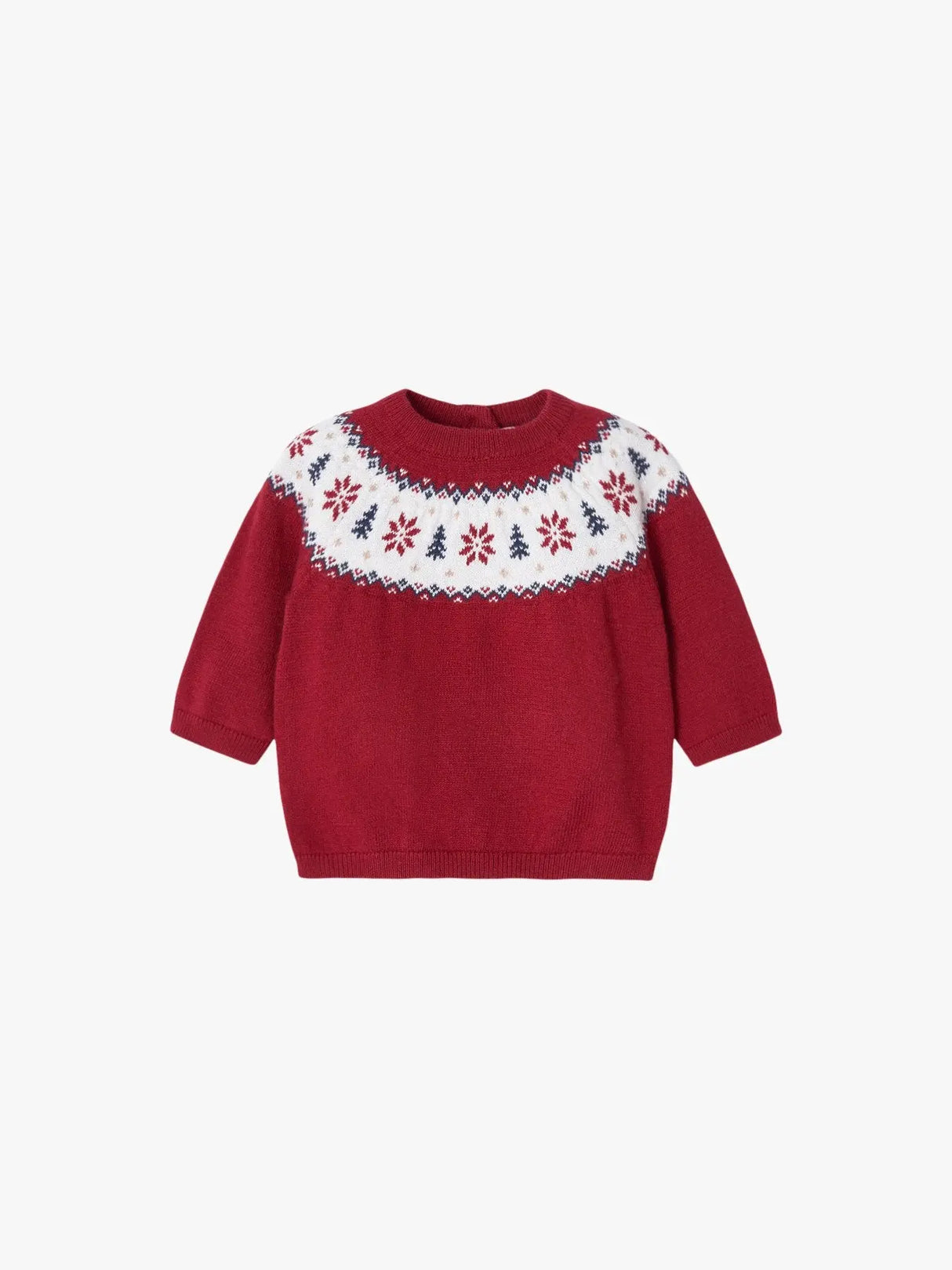 Jacquard Christmas Sweater Boy - RED | Mayoral | Mayoral | Jenni Kidz