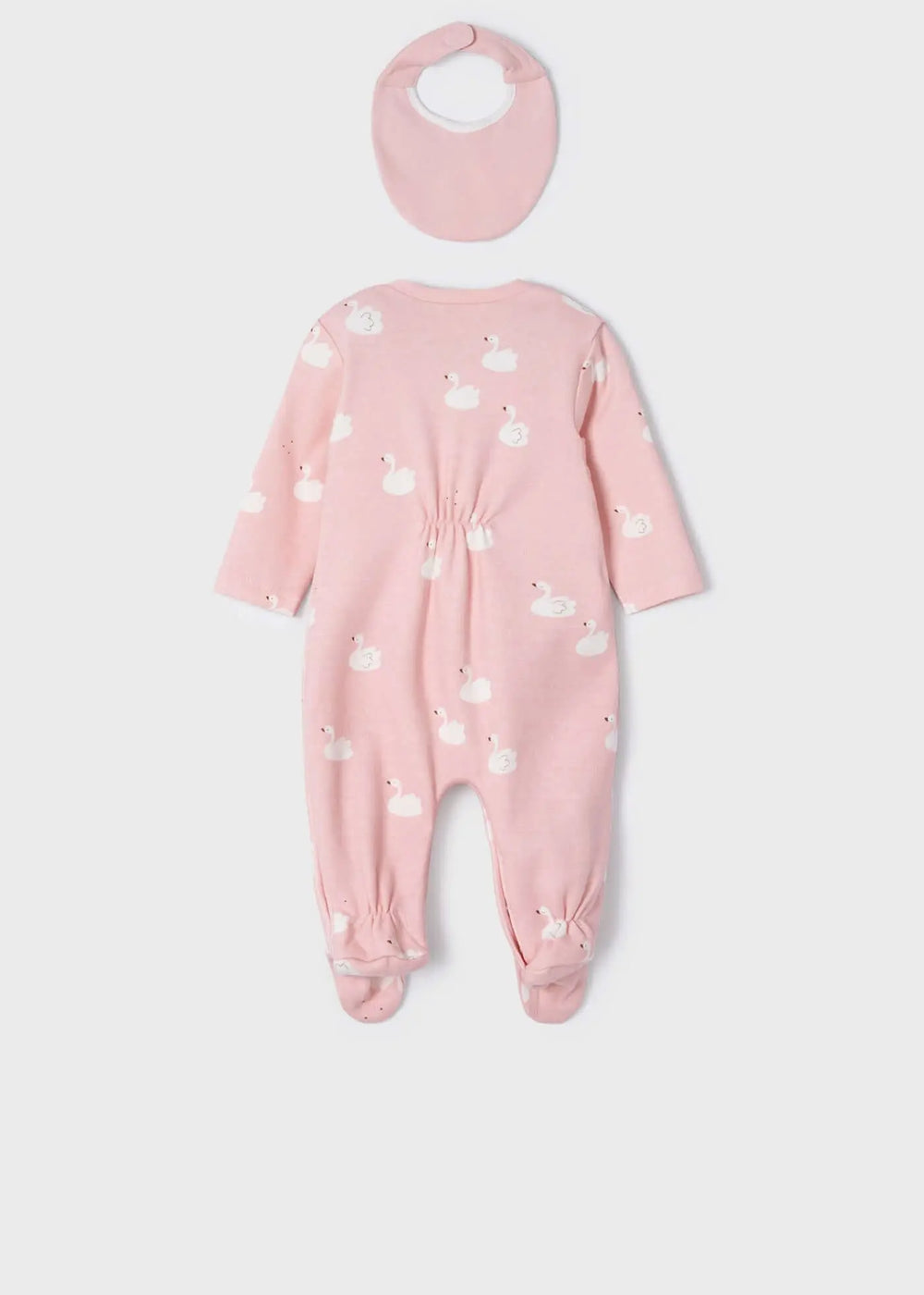 2-Pack Footed One-piece With Bib Newborn - Rosa | Mayoral - Jenni Kidz