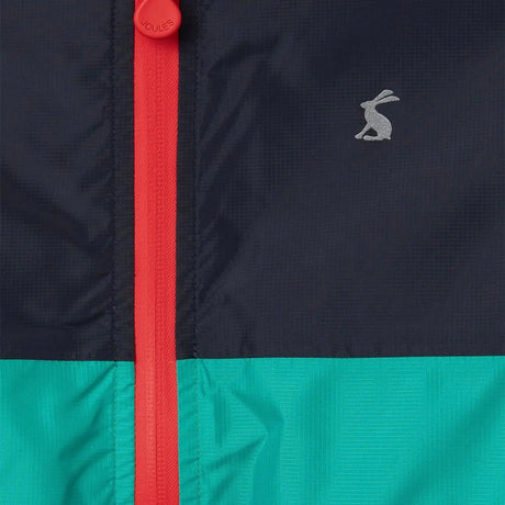 Bayfield colourblock waterproof recycled Packable jacket | Joules - Joules