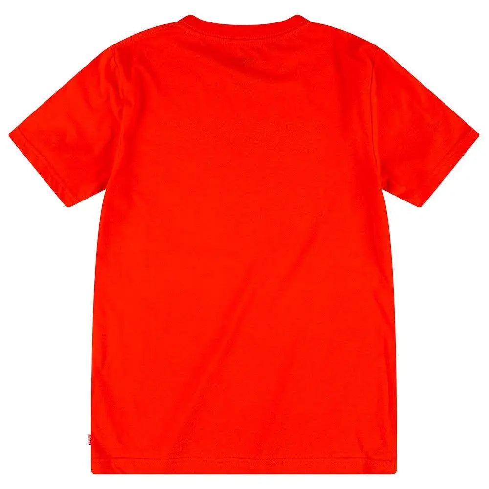 Boy's Logo Short Sleeve T-Shirt Red | Levi's - Jenni Kidz