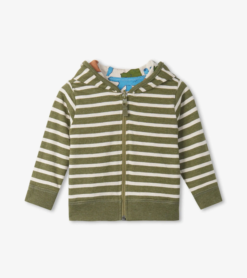 Fall Cubs Reversible Baby Hoodie | Hatley - Jenni Kidz