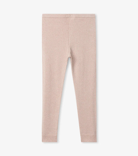 Gold Shimmer Cable Knit Leggings | Hatley - Jenni Kidz