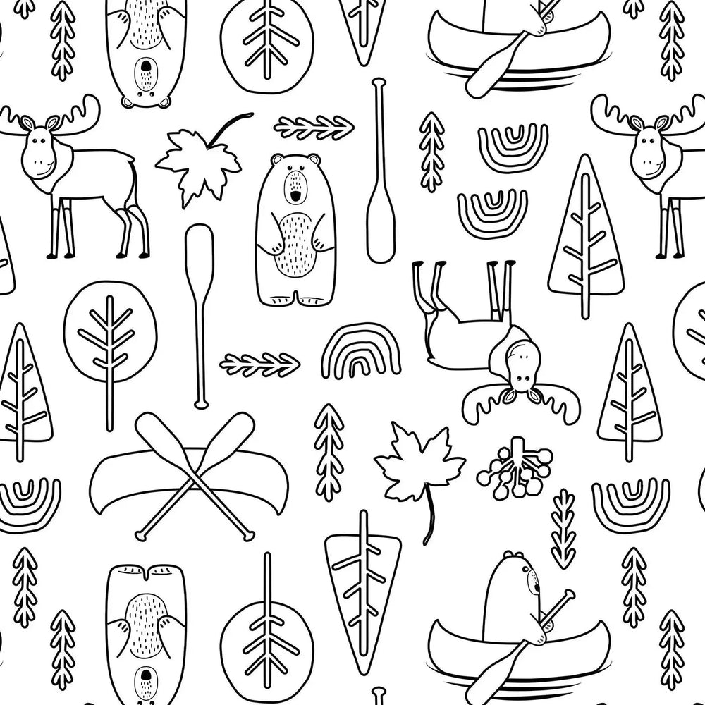 Kids' Colouring Sun Hat - Bear | FlapJackKids - Jenni Kidz