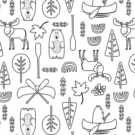 Kids' Colouring Sun Hat - Bear | FlapJackKids - Jenni Kidz