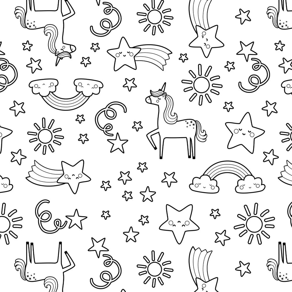 Kids' Colouring Sun Hat - Unicorn | FlapJackKids - Jenni Kidz