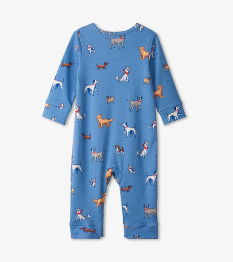 Little Pups Baby Henley Romper | Hatley - Jenni Kidz