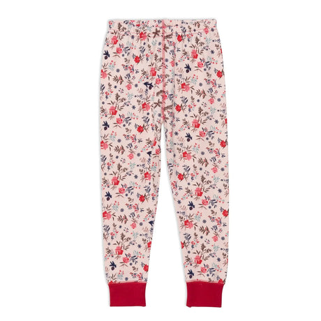 Organic Cotton Two Piece Printed Pajama Set With Deer | DEUX PAR DEUX - Jenni Kidz