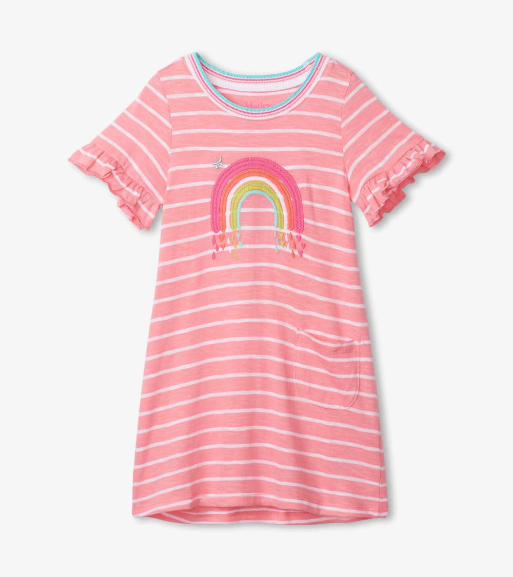 Over The Rainbow Tee Shirt Dress | Hatley - Jenni Kidz