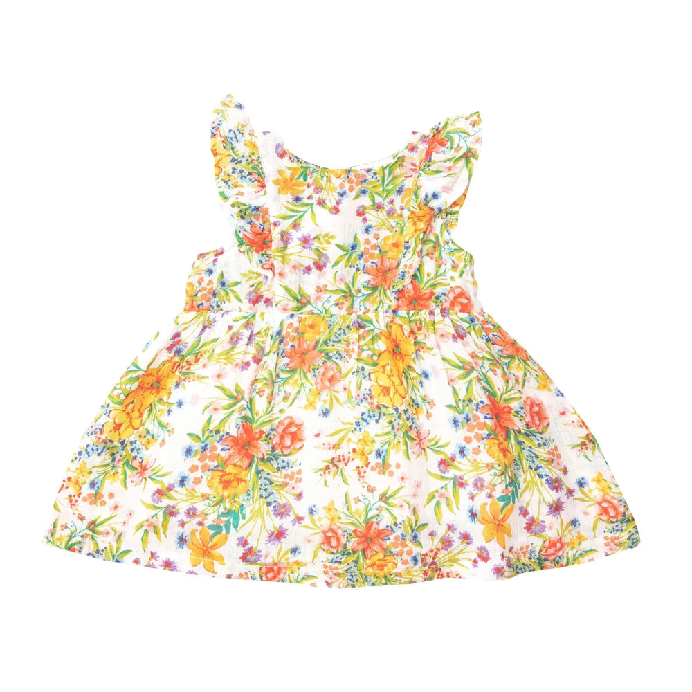 Ruffle Sundress & Diaper Cover - Garden Joy | Angel Dear - Jenni Kidz
