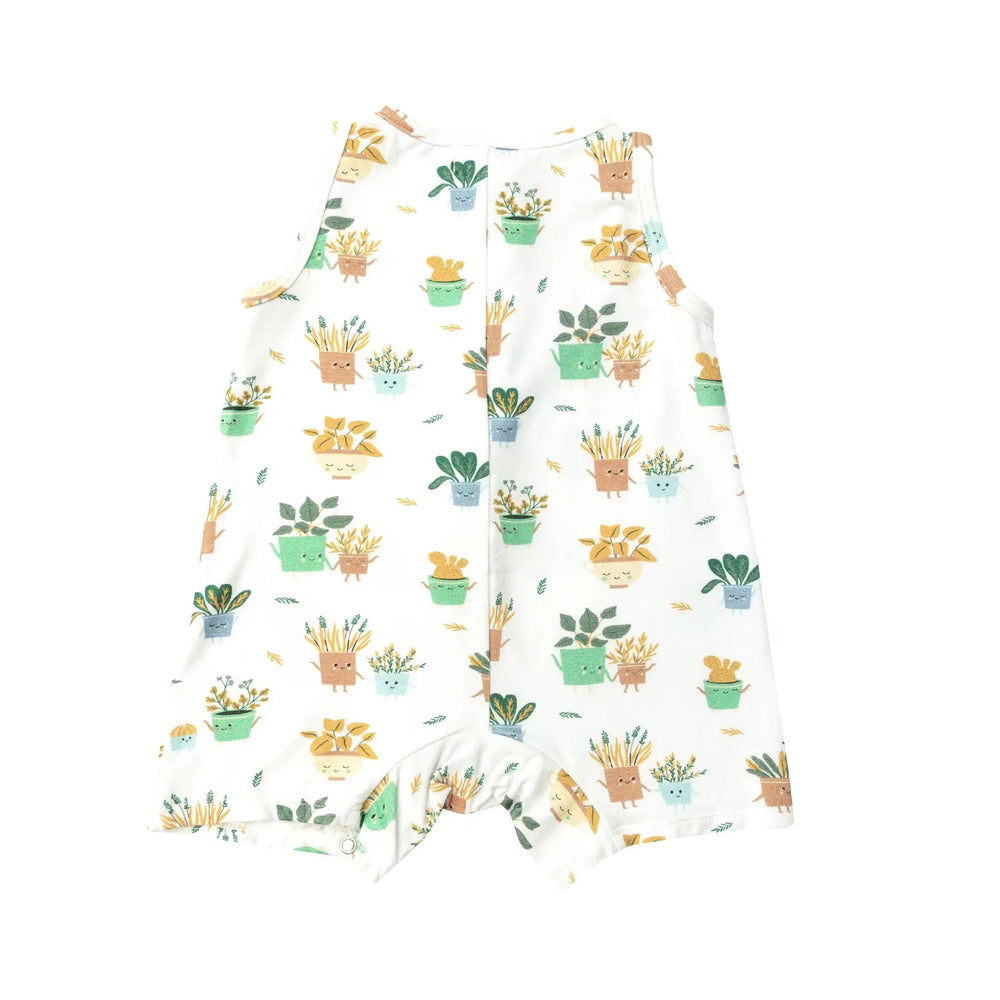 Shortie Romper - Potted Plants | Angel Dear - Angel Dear