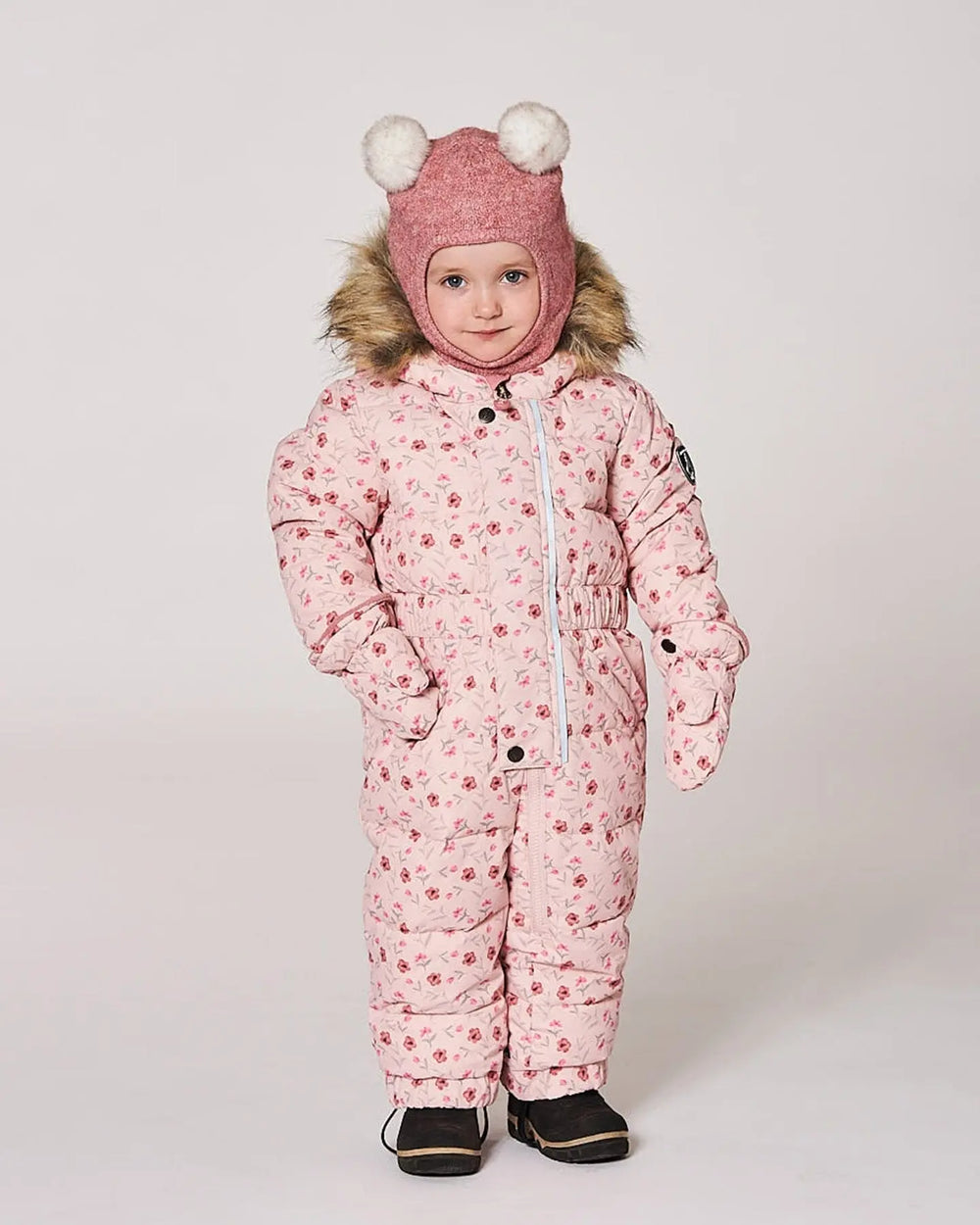 Knit Balaclava Dusty Pink | Deux par Deux | Jenni Kidz