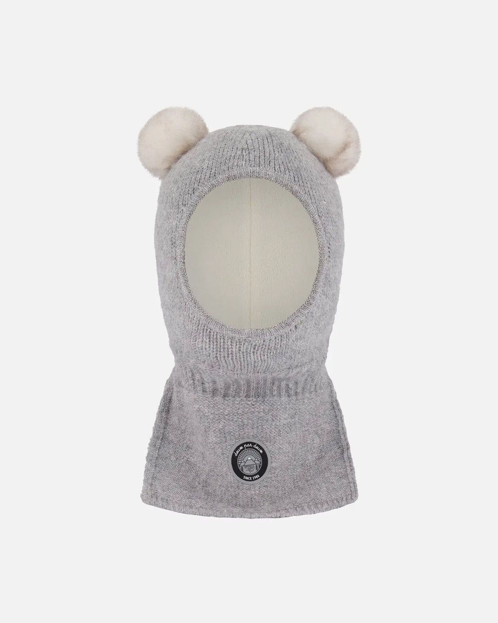 Knit Balaclava Heather Gray | Deux par Deux | Jenni Kidz