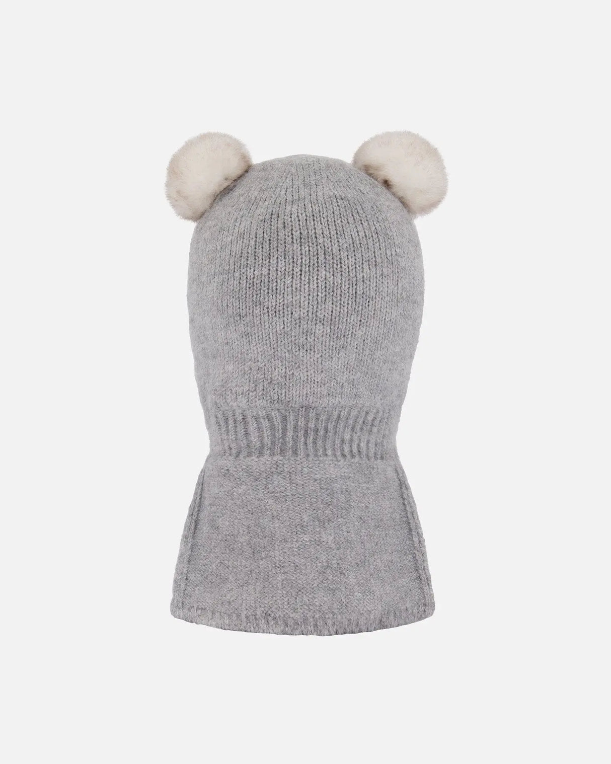 Knit Balaclava Heather Gray | Deux par Deux | Jenni Kidz