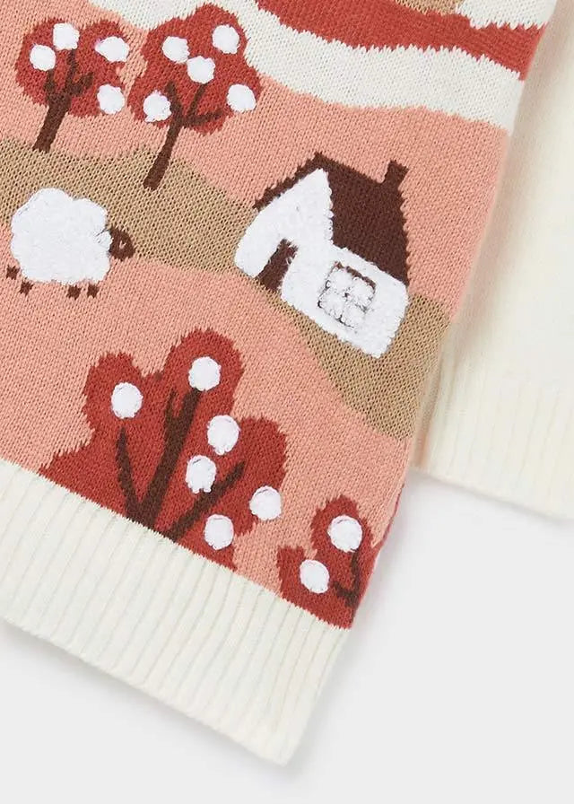 Knit Girls Dress - Berry Vig | Mayoral | Mayoral | Jenni Kidz