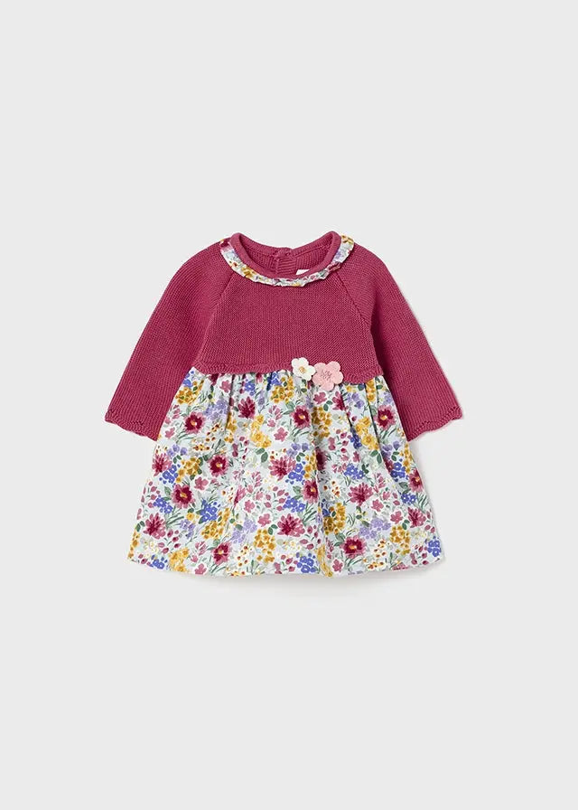 Knitted Combined Baby Girls Dress | Mayoral | Mayoral | Jenni Kidz