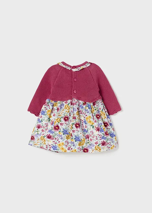 Knitted Combined Baby Girls Dress | Mayoral | Mayoral | Jenni Kidz