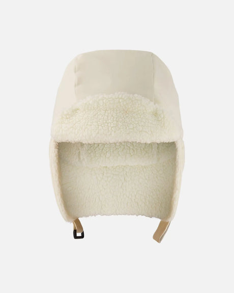 Lined Baby Chapka White Asparagus | Deux par Deux | Jenni Kidz