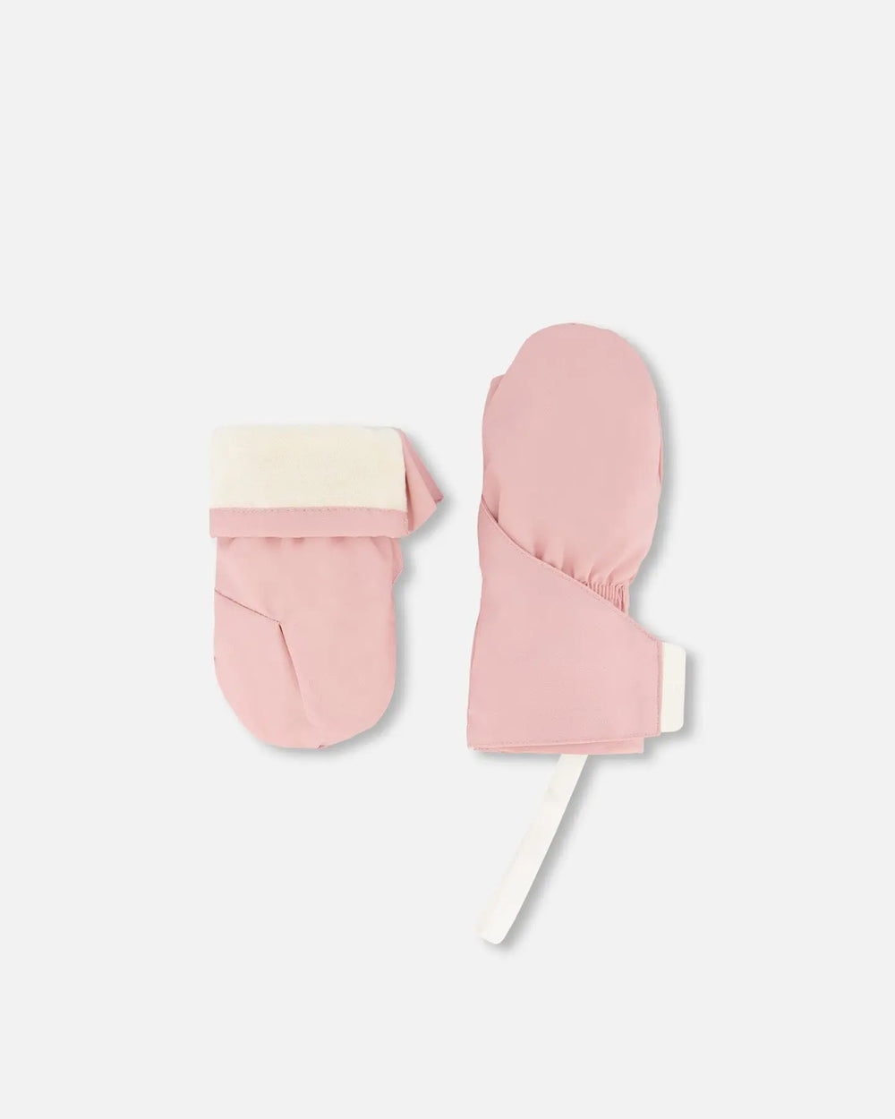 Lined Baby Mittens Dusty Pink | Deux par Deux | Jenni Kidz