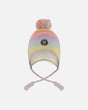 Lined Peruvian Knit Pompom Hat Multicolor | Deux par Deux | Jenni Kidz