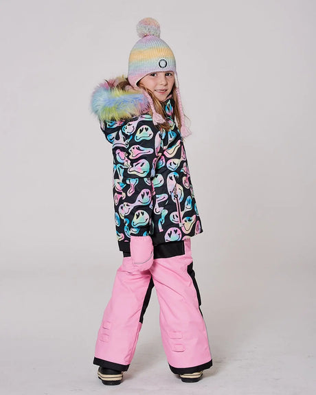 Lined Peruvian Knit Pompom Hat Multicolor | Deux par Deux | Jenni Kidz